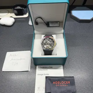 Agelocer Free-Sprung Balance Luxury Rainbow Tourbillon
