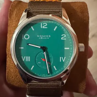 Nomos Club Campus 38 Electric Green - $1,300