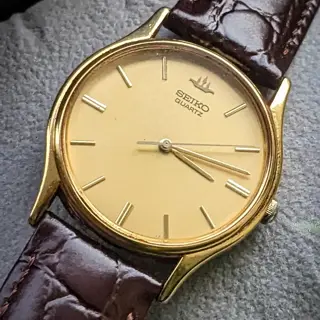 1980's Vintage Seiko Credor Style Round watch with Quartz Dress Watch | v701-7020 | price 225$