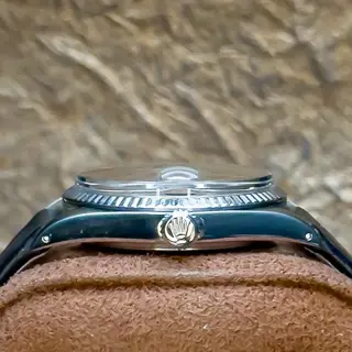 Rolex Datejust 16014 Black dial on Rolex Leather $4775