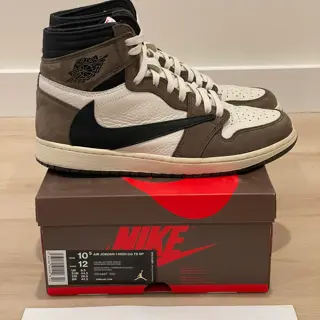 Travis Scott Jordan 1 High “Mocha” Size 10.5 - $900++