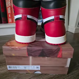 Size 10 - Air Jordan 1 Black Toe Reimagined - $150 shipped PayPal