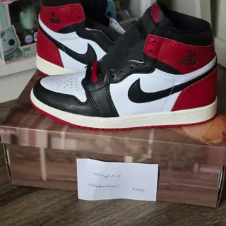 Size 10 - Air Jordan 1 Black Toe Reimagined - $150 shipped PayPal