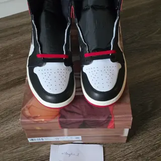 Size 10 - Air Jordan 1 Black Toe Reimagined - $150 shipped PayPal