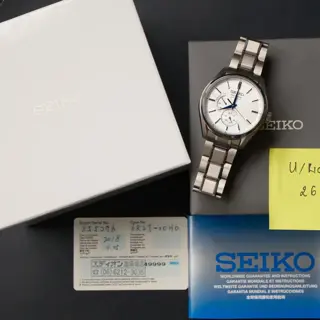 Discontinued Seiko Presage Snowflake SARW041 Titanium