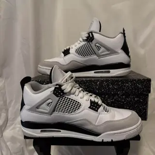 size 11 Jordan 4 ‘Military Black’ lightly used $240 shipped OBO