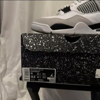 size 11 Jordan 4 ‘Military Black’ lightly used $240 shipped OBO