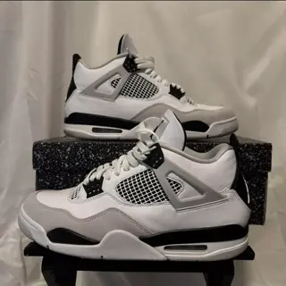 size 11 Jordan 4 ‘Military Black’ lightly used $240 shipped OBO