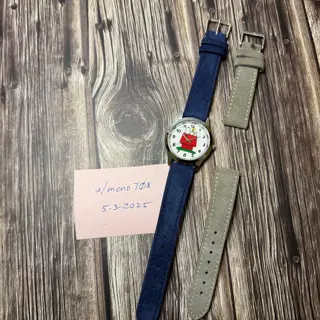 It's Snoopy! Wonderfully whimsical snoopy watch with two suede straps!