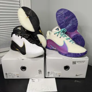 LeBron 22 mogul Sz 11 DS $100 LeBron 22 frozen grapes Sz 10.5 DS $150