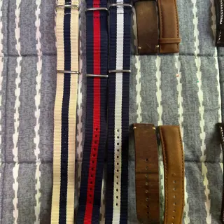 Straps, NATO, Leather, Suede $80 OBO