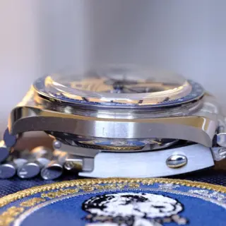 Omega Speedmaster Silver Snoopy Award 50th Anniversary FULL Set on Bracelet Ref 310.32.42.50.02.001
