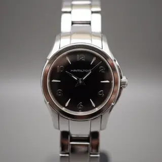 Hamilton Jazzmaster H32211135 Black Dial Swiss Made Ladies Quartz Watch - $120