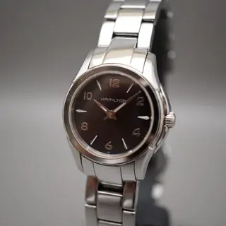 Hamilton Jazzmaster H32211135 Black Dial Swiss Made Ladies Quartz Watch - $120