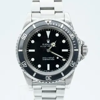 1969 Rolex Submariner No Date 5513 Meters First Matte Dial!