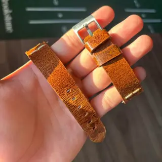 Vera Pelle Leather strap 20mm