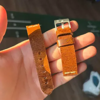 Vera Pelle Leather strap 20mm