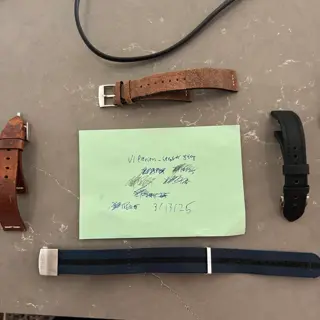 Vera Pelle Leather strap 20mm