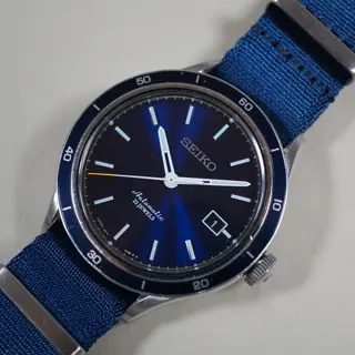 Seiko SARG015 6R15 JDM Sunburst Blue Automatic Watch - $300