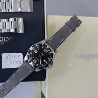 Longines Hydroconquest L3.642.4 - 41mm with box and optional new Delugs strap