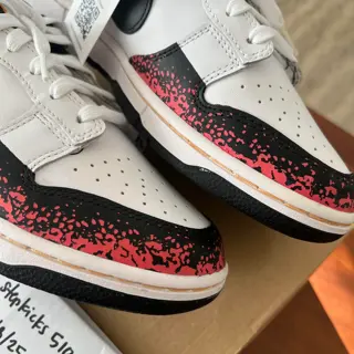 Dunk Low ‘Hot Lava’ Customs (Sample) DS size 9.5M, $350 shipped