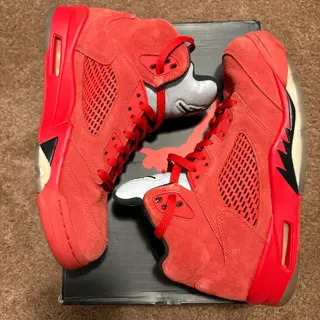 Jordan 5 Red Suede SZ 9.5 used $125
