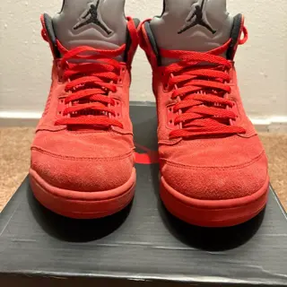 Jordan 5 Red Suede SZ 9.5 used $125