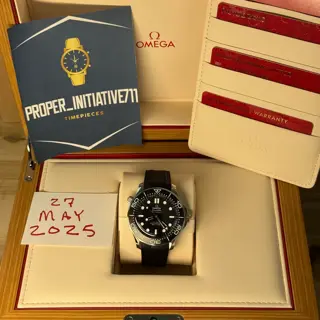 Omega Seamaster Professional 300m Black No-Date “Monochrome” 🔥 $5,149