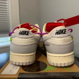 Nike dunk low off white lot 45 Sz 9 used og all $240 price reduction