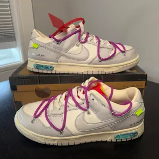 Nike dunk low off white lot 45 Sz 9 used og all $240 price reduction