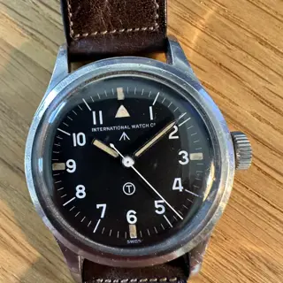 IWC Mark XI (RAF-issued) Hooked 7, 6B/346 Pilot's Watch from 1952, Unpolished, Fully Serviced- IYKYK $8,250