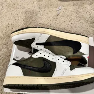 DS Jordan 1 low Travis Scott Medium Olive size 12.5: $475 invoiced and shipped