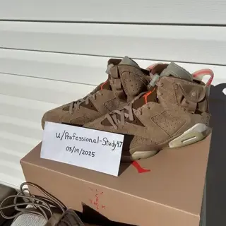 Travis Scott Jordan 6 - British Khaki - Size 10.5 - DS - $310 shipped