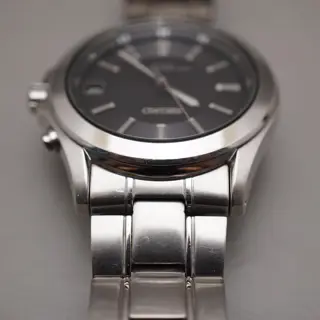 Seiko 7B22-0AY0 Dark Grey Dial Radio Wave Solar Quartz Watch JDM - $95