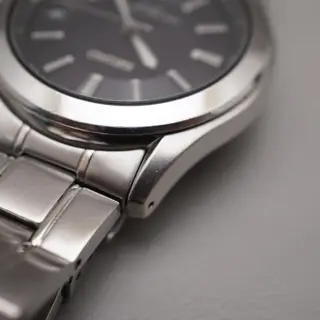 Seiko 7B22-0AY0 Dark Grey Dial Radio Wave Solar Quartz Watch JDM - $95