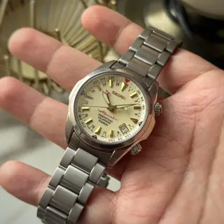Seiko Alpinist GMT Perpetual Calendar Full Lume Dial SBCJ021 only for 899$ - Cheapest!