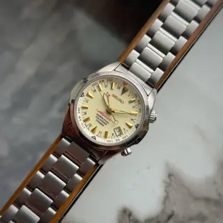 Seiko Alpinist GMT Perpetual Calendar Full Lume Dial SBCJ021 only for 899$ - Cheapest!