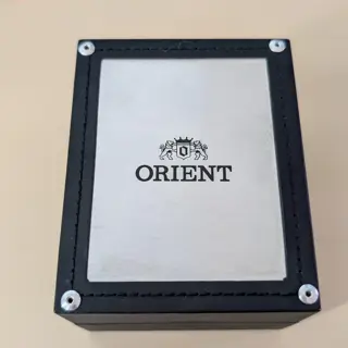Orient Sun & Moon Automatic Black Dial Men's Watch RA-AS0002B with Box and Nato Strap