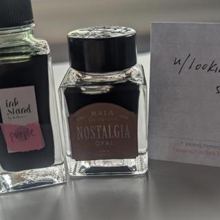 Waterproof Ink Samples