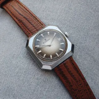 1970s Edox “Carbon Fibre Fumé” Cal. AS 1950/51 | $65