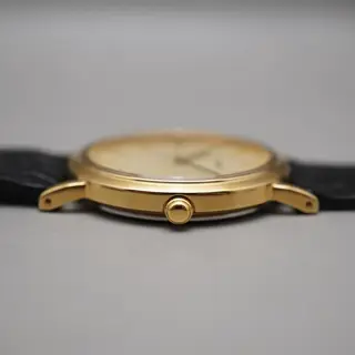 Vintage 2004 Seiko 7N01-0BH0 Gold Tone Classic Quartz Watch Original Condition - $120