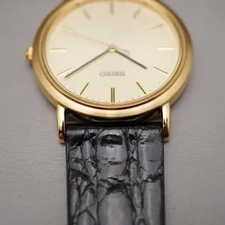 Vintage 2004 Seiko 7N01-0BH0 Gold Tone Classic Quartz Watch Original Condition - $120