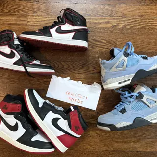 Air Jordan retro 1 and 4 size 11.5-12 for 95-185 shipped