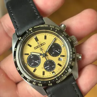 Seiko Solar Speedtimer “Golden Panda” Ref. SSC817