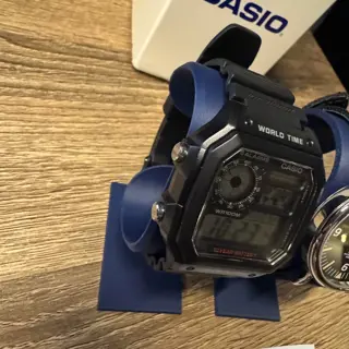 Timex Standard “Seamaster” and Casio AE1200