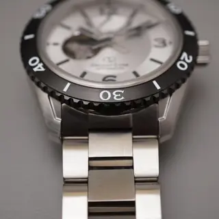 Orient Star RK-AT0107S Open Heart Power Reserve Divers Automatic Watch JDM White - $475