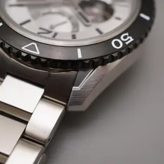 Orient Star RK-AT0107S Open Heart Power Reserve Divers Automatic Watch JDM White - $475