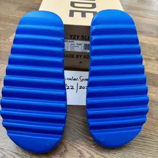 Yeezy Slide - Azure - Size 12 - $120 CONSUS