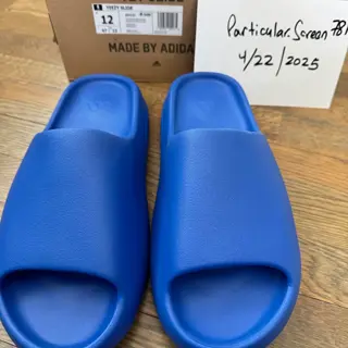Yeezy Slide - Azure - Size 12 - $120 CONSUS