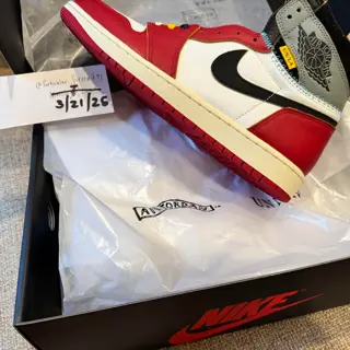 Union LA x Jordan 1 “Chicago Shadow” Size 11 -$450 Shipped.